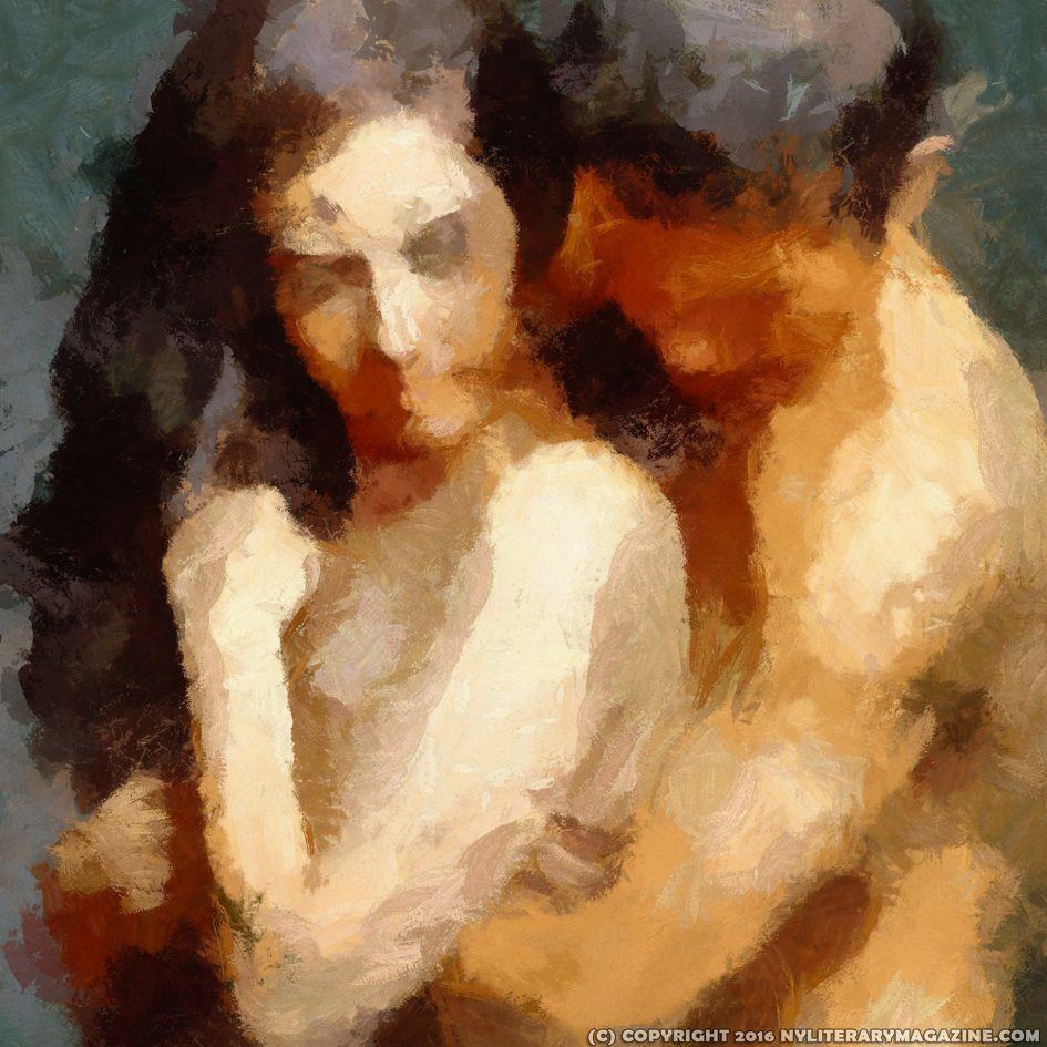 Naked Couple Love Painting