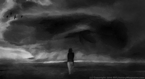 Dark Storm Coming Painting
