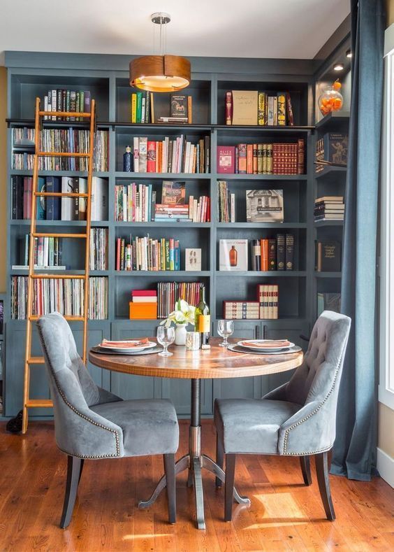 The Blue Grey Reading Nook
